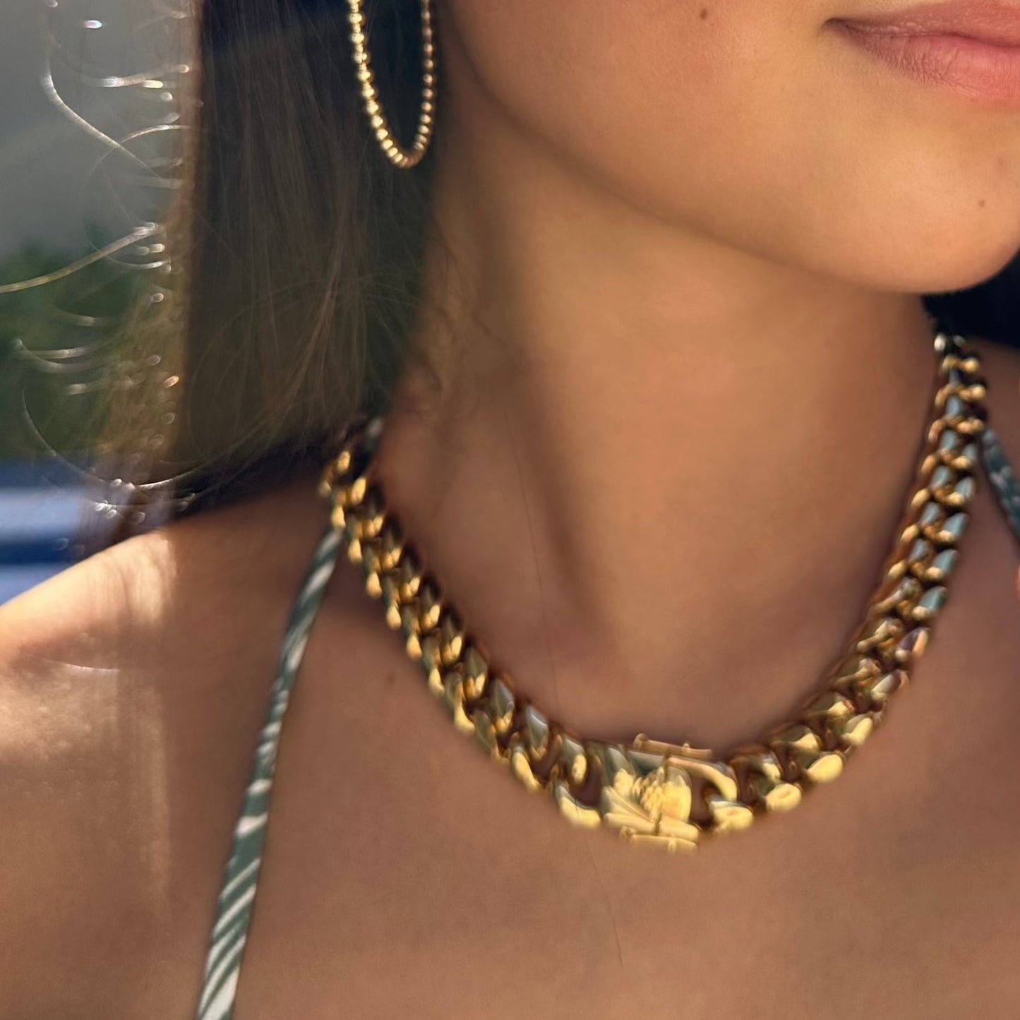 Monaco - Our Monaco Necklace is a Cuban Link Gold Plate over Stainless Steel in 18". Get ready for Monaco or Miami!