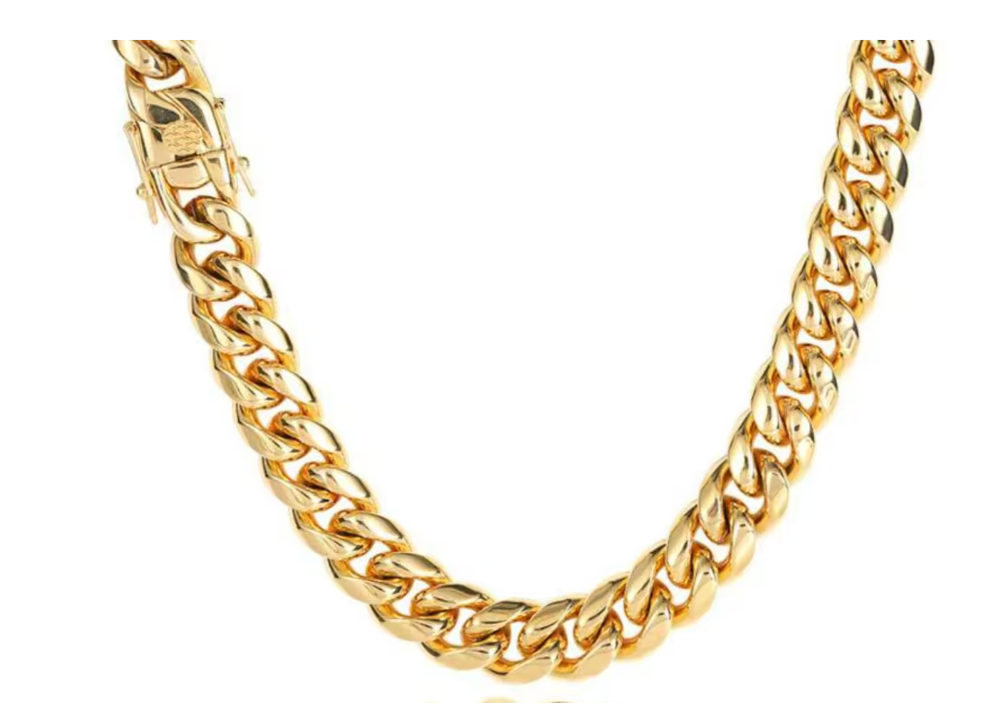 Monaco - Our Monaco Necklace is a Cuban Link Gold Plate over Stainless Steel in 18". Get ready for Monaco or Miami!