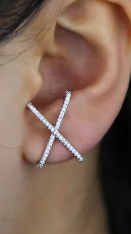 Grace - Our Grace is delicately crafted of durable 925 Sterling Silver and brilliant pave set CZs. Tarnish free and hypoallergenic.
